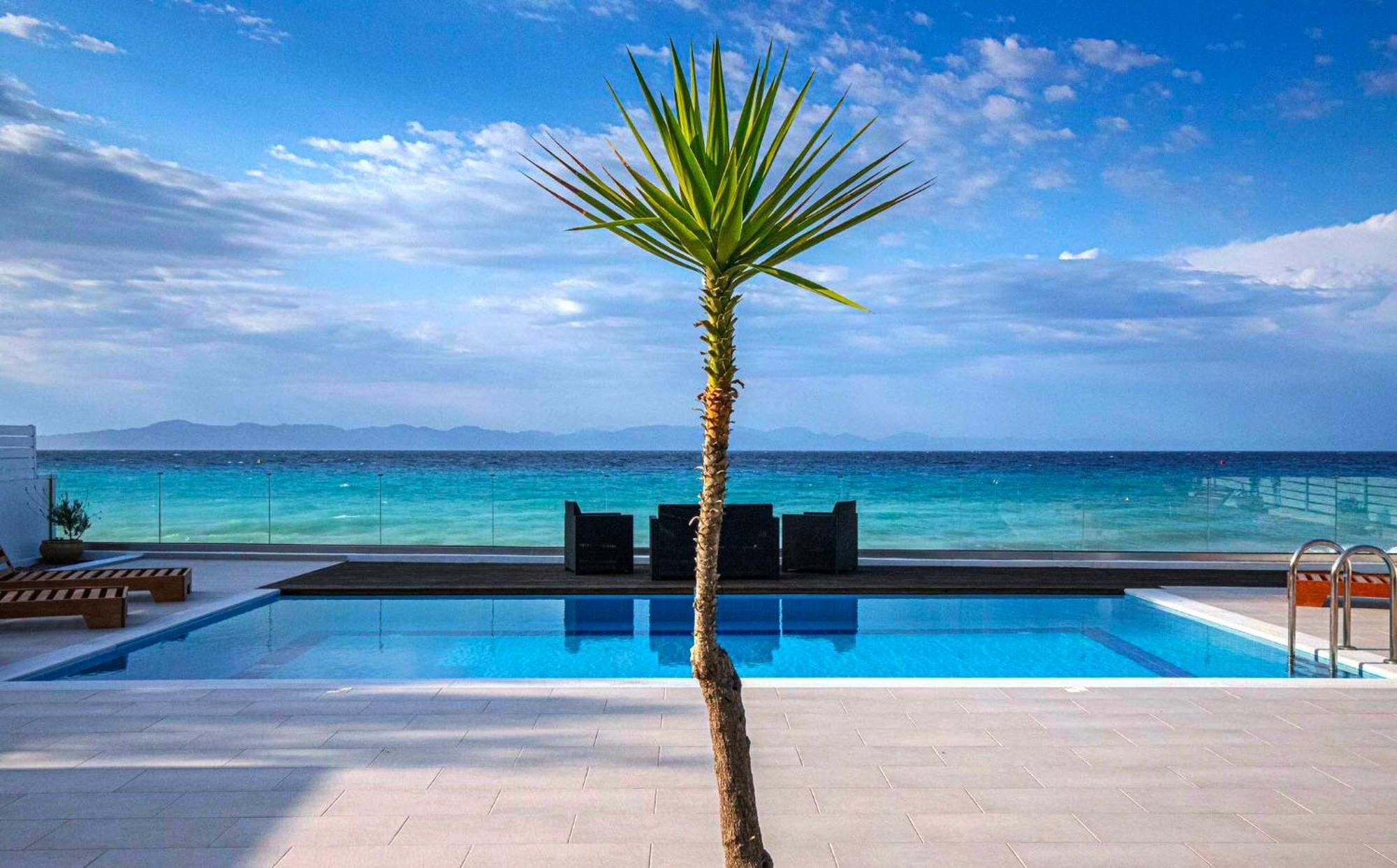 Vaso Beach Front Villa Ялиссос Экстерьер фото